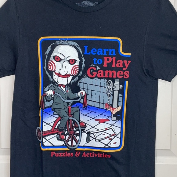 SAW Graphic T Shirt Black - Picture 2 of 7